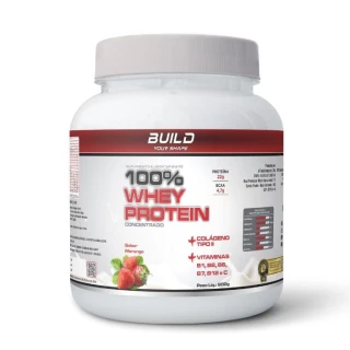 Whey `Protein 100% Concentrado Morango